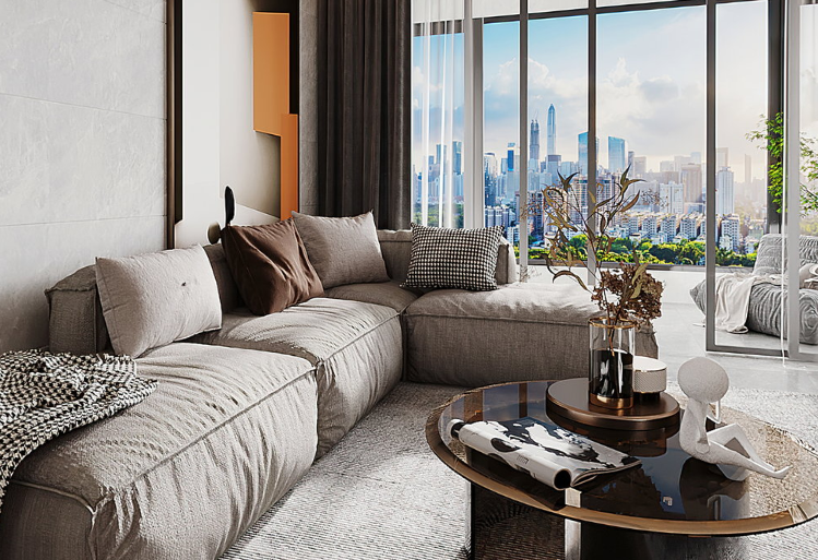 【夢(mèng)居】102㎡現(xiàn)代無主燈設(shè)計(jì)，格調(diào)生活，盡在簡(jiǎn)雅中。