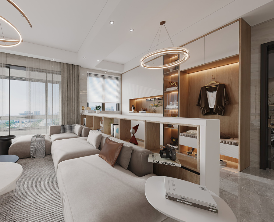 夢(mèng)居&裝修設(shè)計(jì) | 123㎡現(xiàn)代簡(jiǎn)約風(fēng)，生活向慢，棲心向簡(jiǎn)。