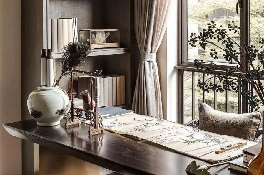 夢居&裝修設(shè)計 | 人生大雅，怎能少了一處書房！超實用中式書房設(shè)計技巧