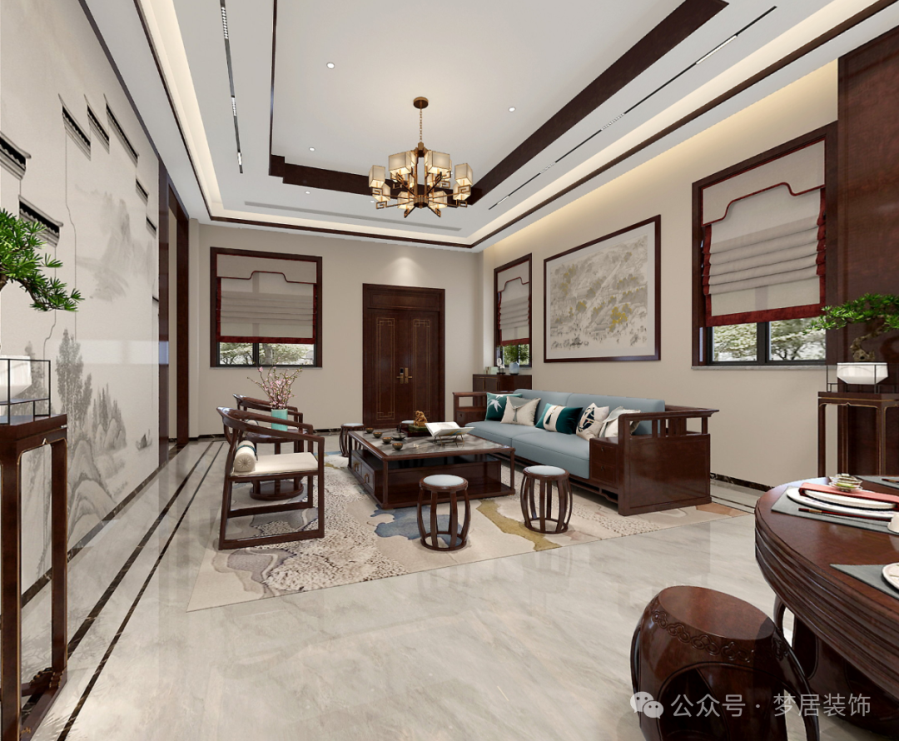 夢居&裝修設(shè)計 | 【典藏】450㎡別墅設(shè)計，現(xiàn)代藝術(shù)與東方蘊藏