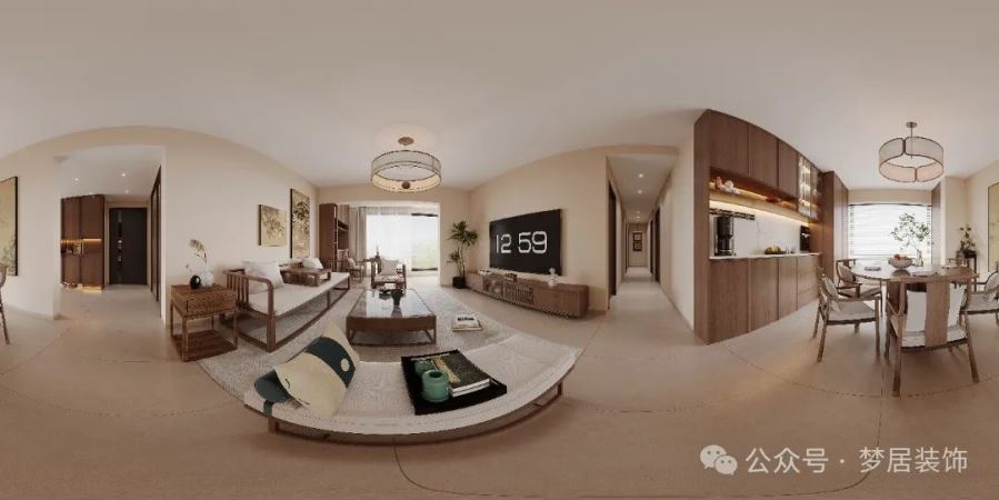 夢居&裝修設(shè)計 | 154㎡輕中式美居，時光作序，輕居生活。