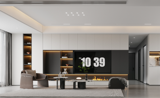 夢居&裝修設(shè)計 | 160㎡現(xiàn)代大平層，裝出高級時尚感。