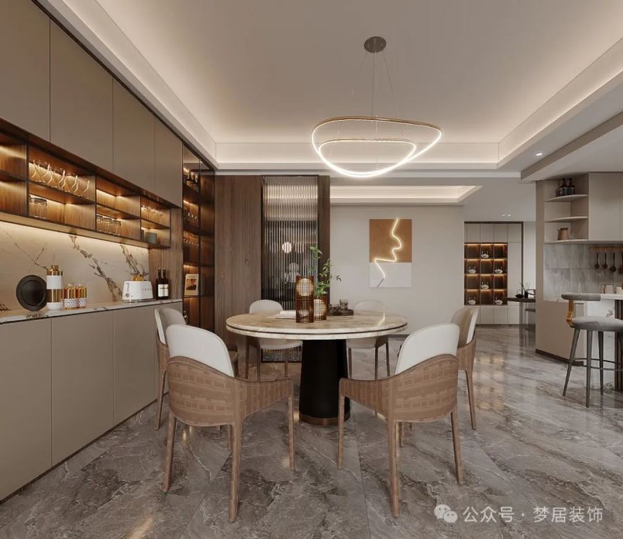 夢居&裝修設(shè)計 | 183㎡現(xiàn)代風(fēng)格大宅，重塑都市理想生活范本，雕琢質(zhì)感生活。