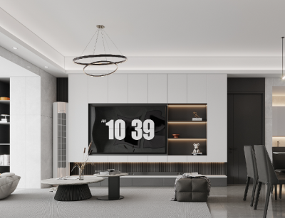 夢(mèng)居&裝修設(shè)計(jì) | 110㎡現(xiàn)代生活美學(xué)，當(dāng)黑白灰邂逅生活溫度。