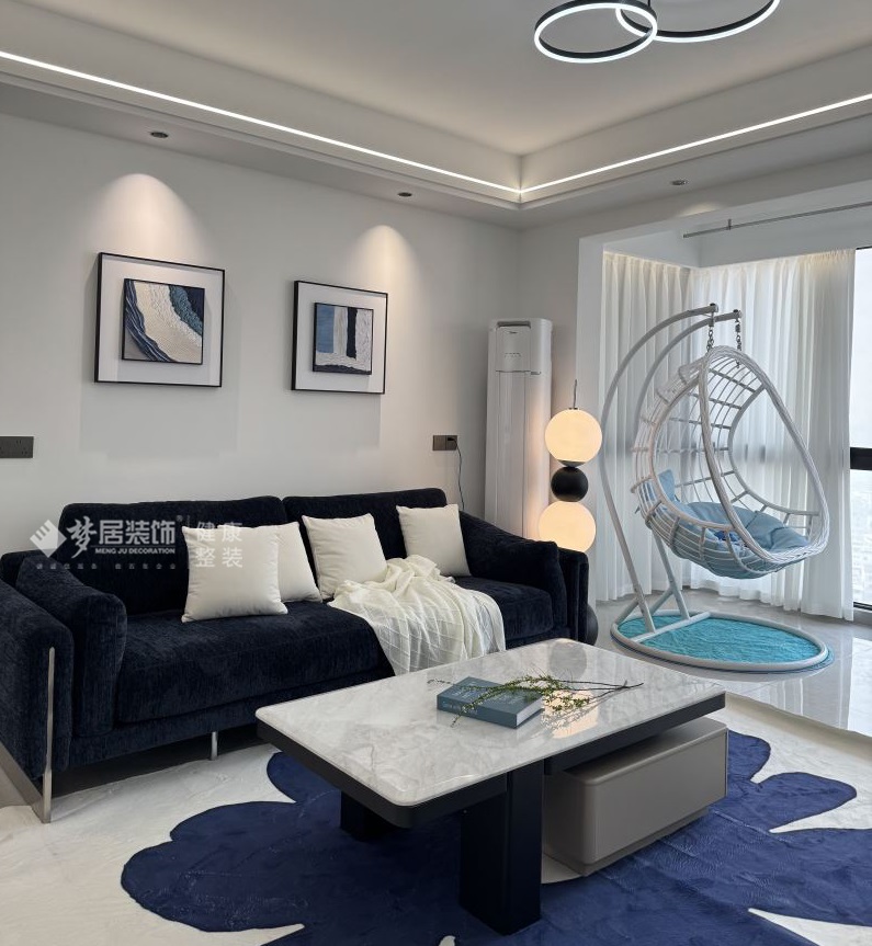 清新現(xiàn)代極簡(jiǎn)風(fēng)落地