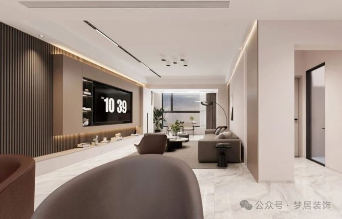 夢(mèng)居&裝修設(shè)計(jì) | 190㎡現(xiàn)代簡(jiǎn)約住宅，優(yōu)雅的簡(jiǎn)奢之美。